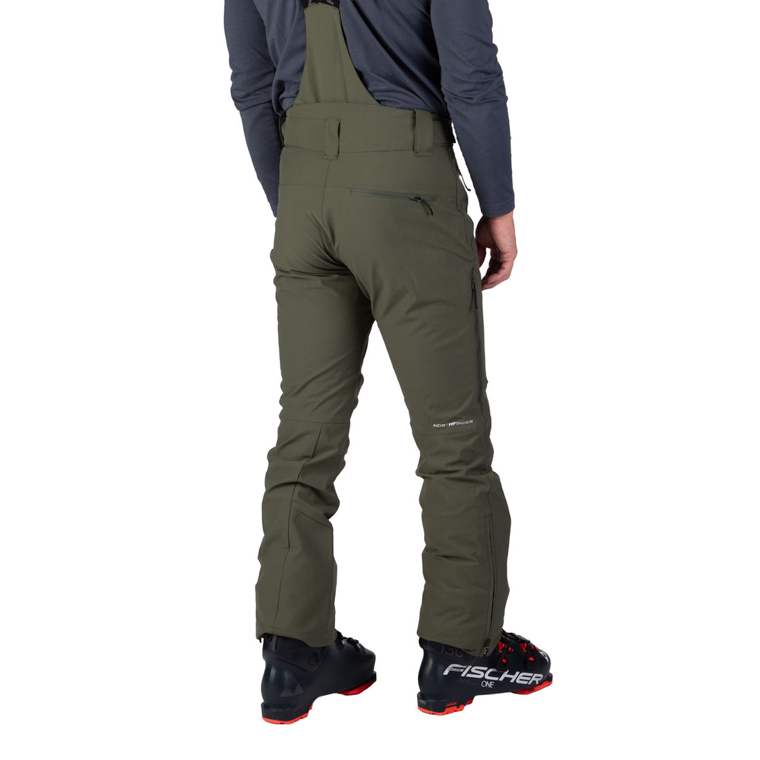 NO-5087SNW men's ski comfort trousers with braces SHEPARD