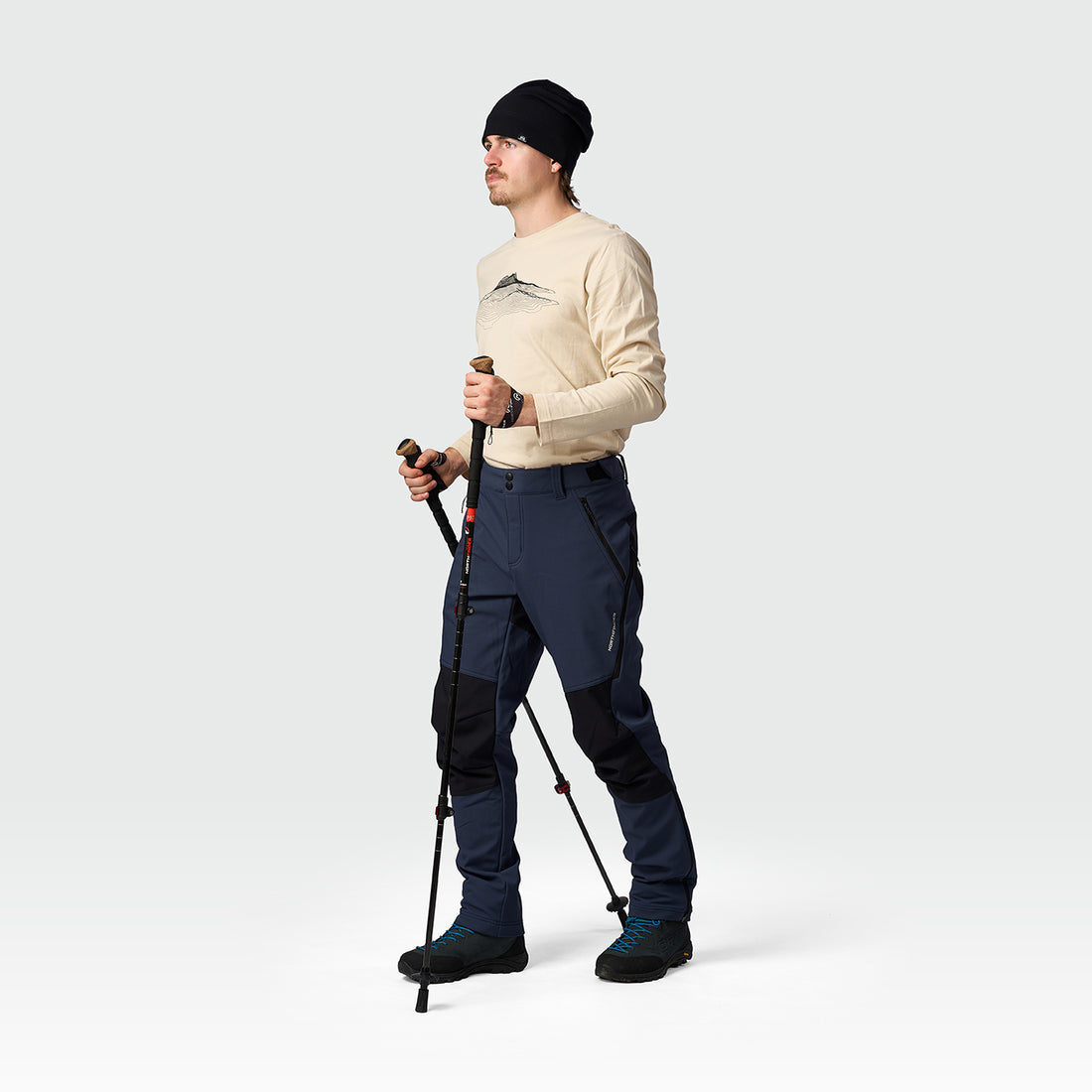 NO-5110OR men's outdoor winter softshell pants 3L PIERCE