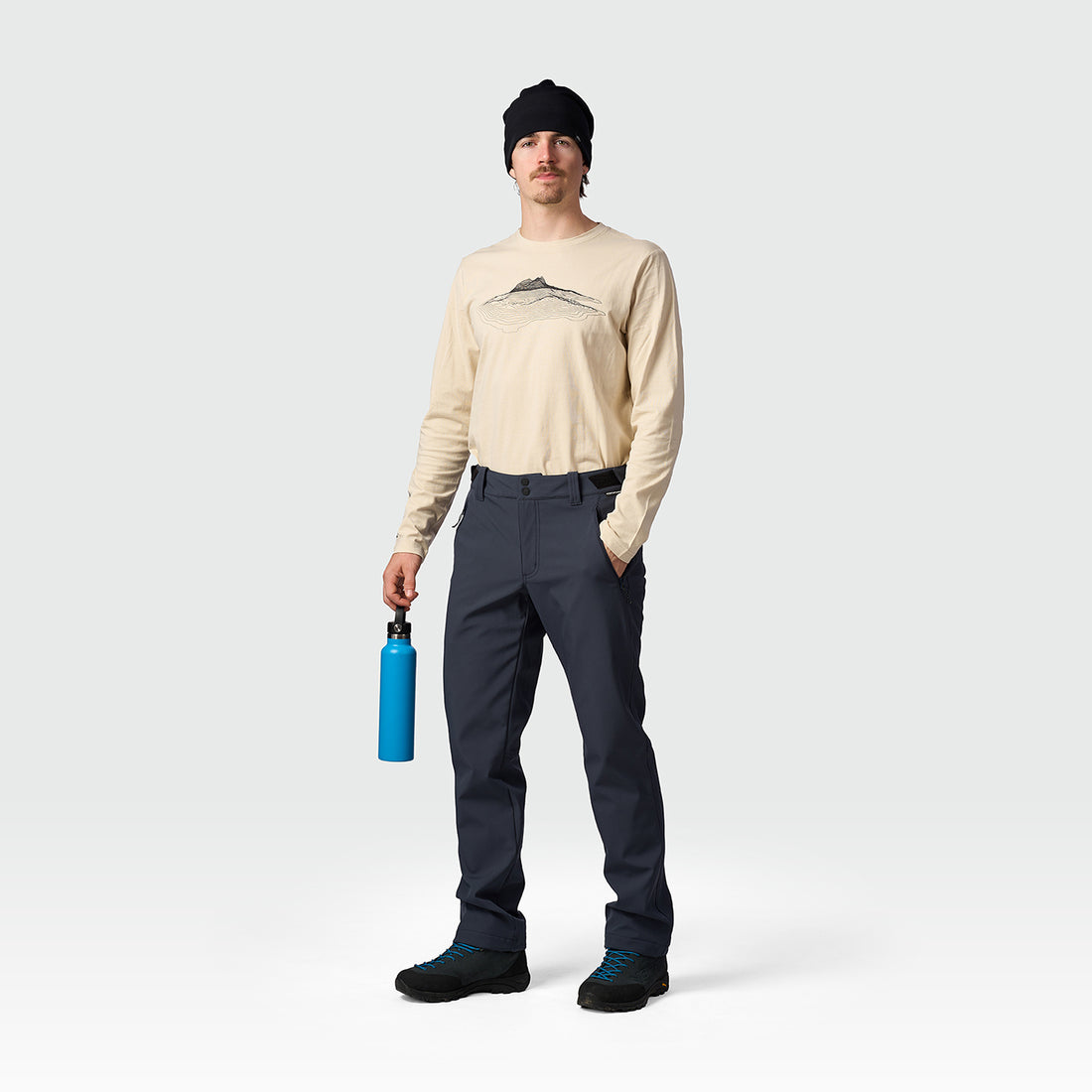 NO-5112OR men's softshell travel pants 3L SEBAST