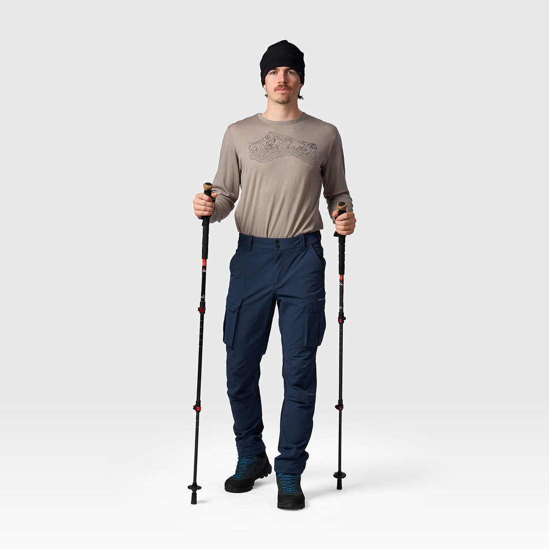 NO-5116OR men's trekking cargo pants TOINI