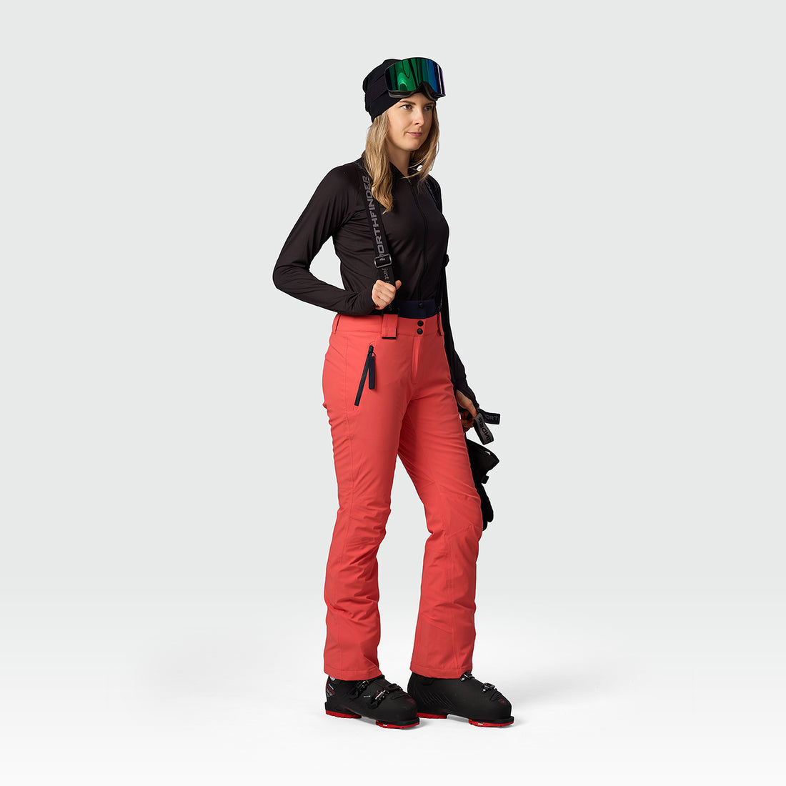 NO-6090SNW women's ski technical pants fully featured MONICA