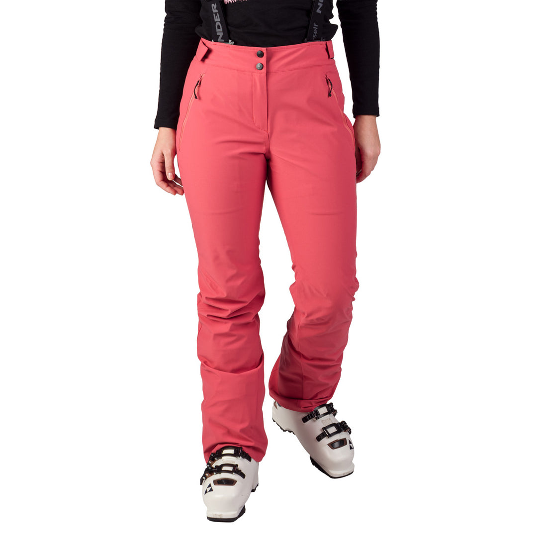 NO-6091SNW women's ski comfortable trousers with braces GEMNA