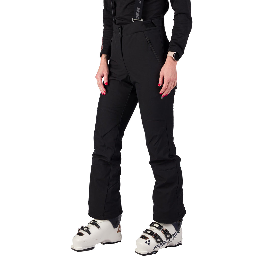 NO-6095SNW women's ski softshell trousers GIANINE