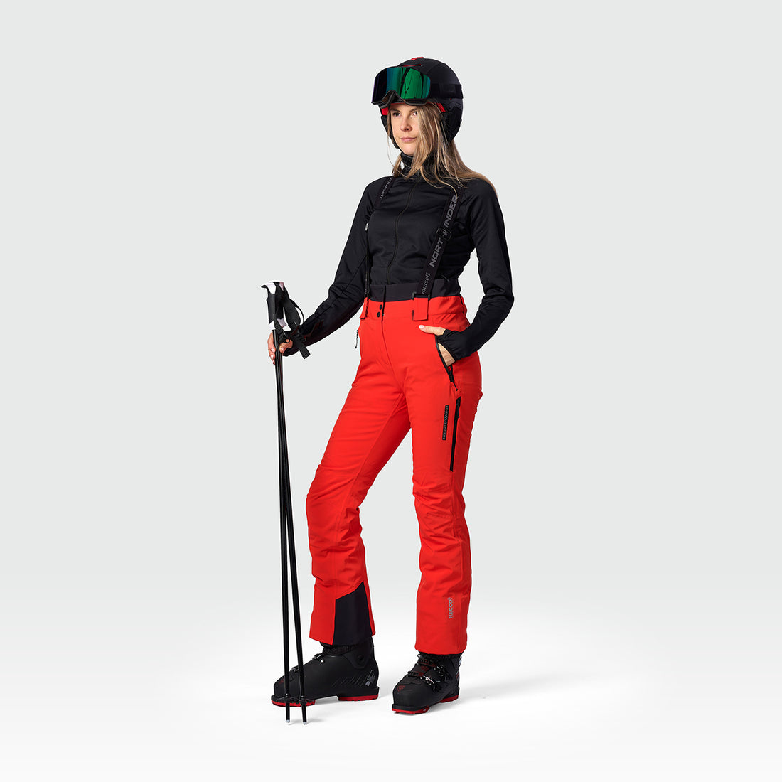 NO-6097SNW women's ski premium pants Dermizax™EV ADLEY