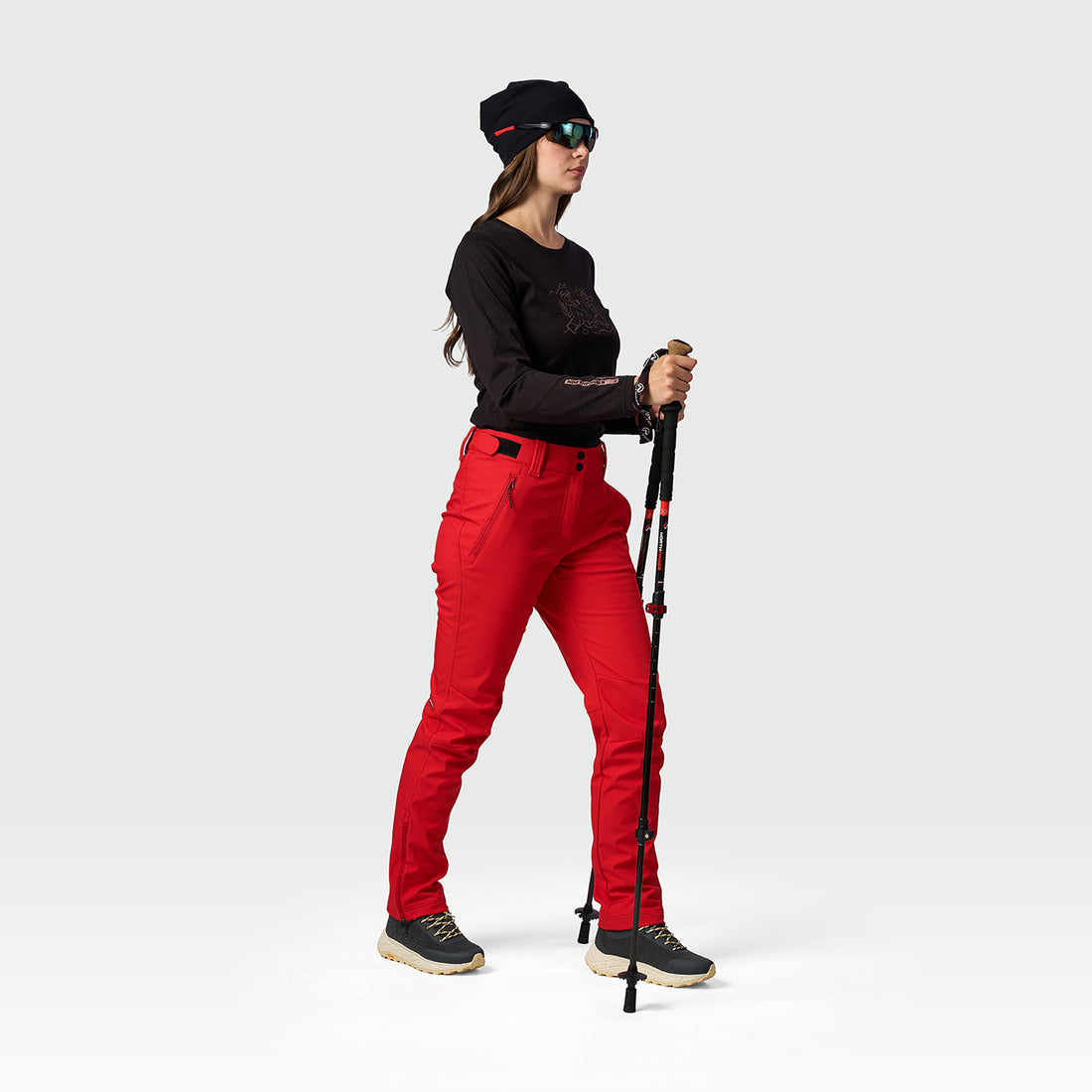 NO-6110OR women's outdoor softshell pants 3L RUUT