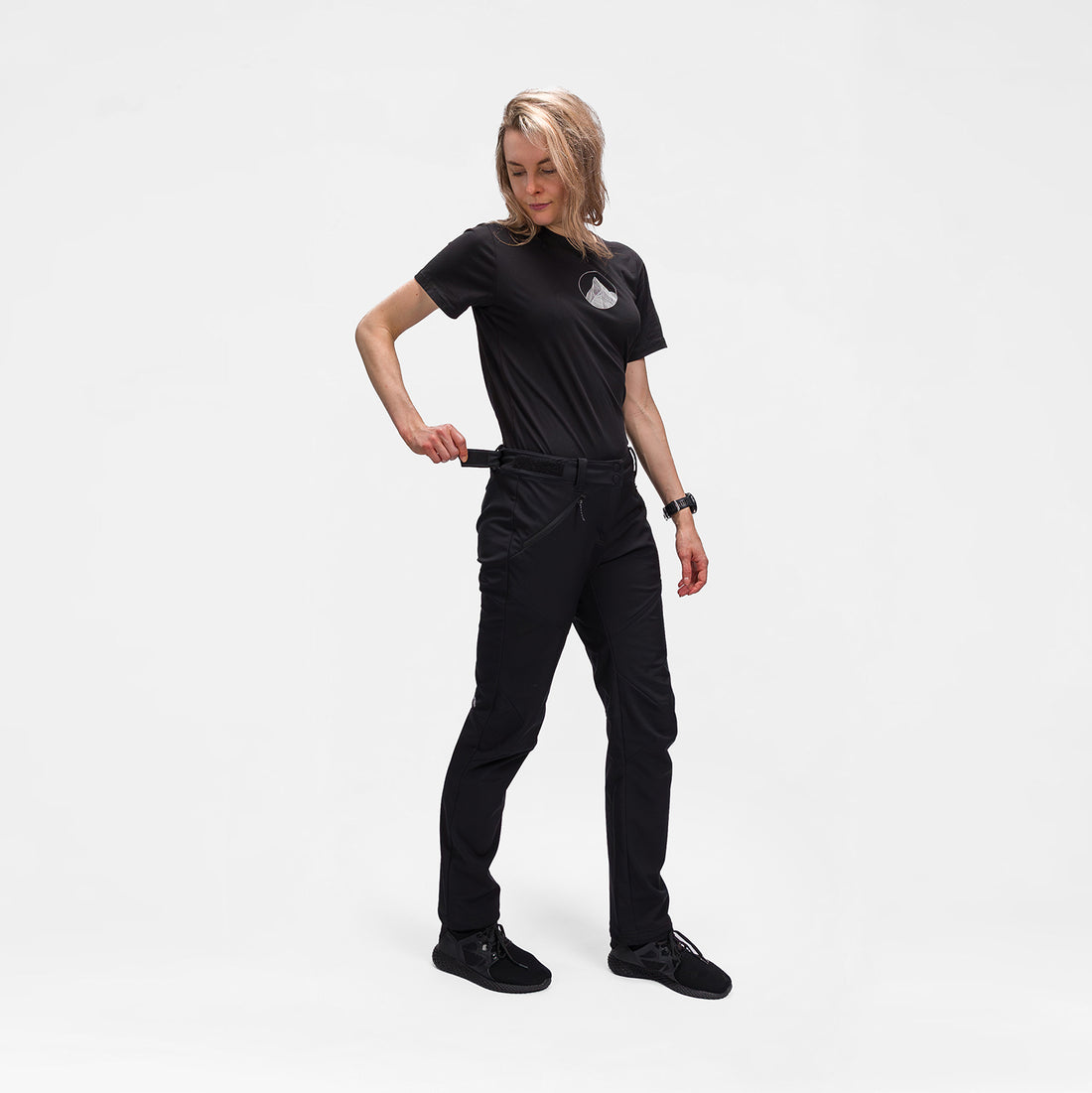 NO-6111OR women's trekking softshell pants outdoor 3L LEEA