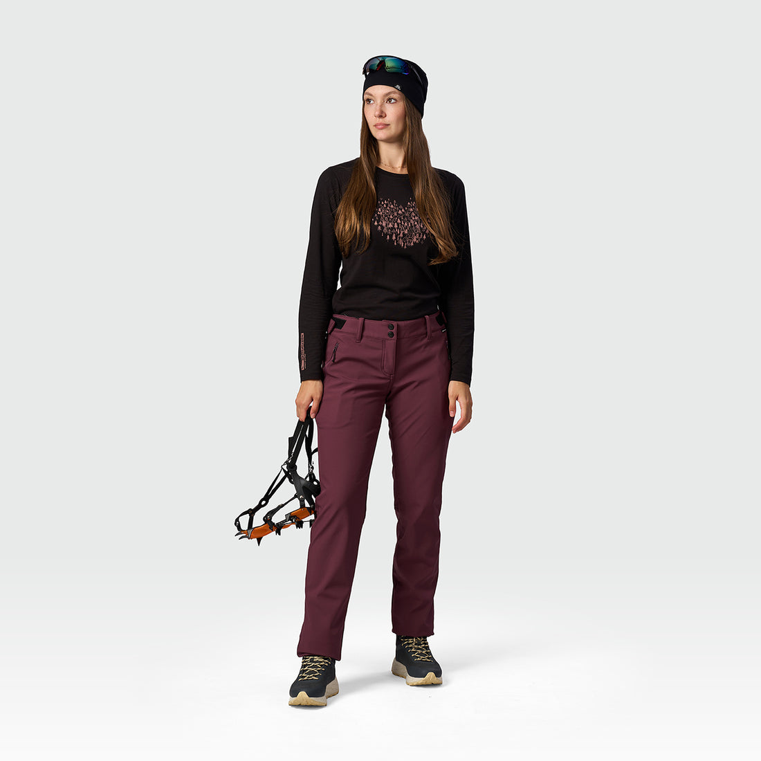 NO-6112OR women's softshell pants 3L ANGELA