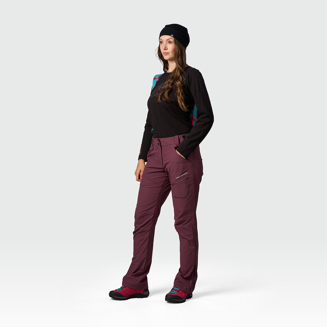 NO-6113OR women's stretch outdoor pants SOLJA