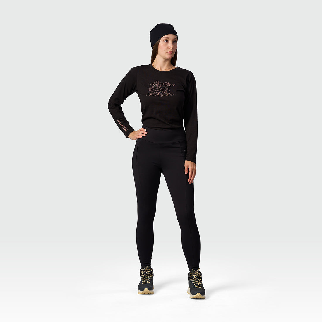 NO-6117OR women's winter outdoor leggings ANCHELA