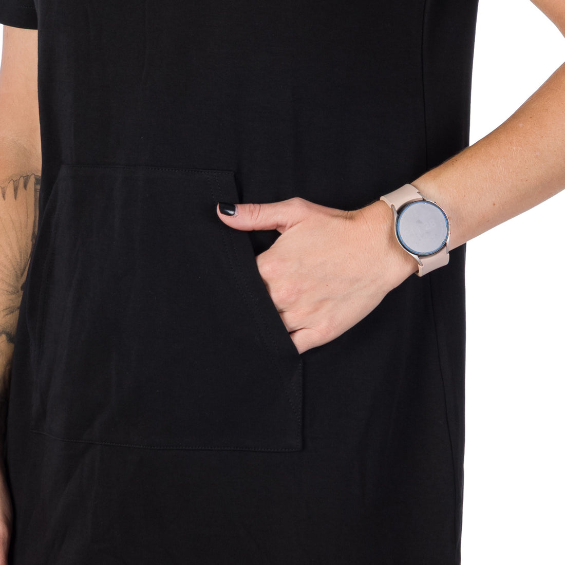 SA-4566SP women's cotton dress with front pocket MARICELA