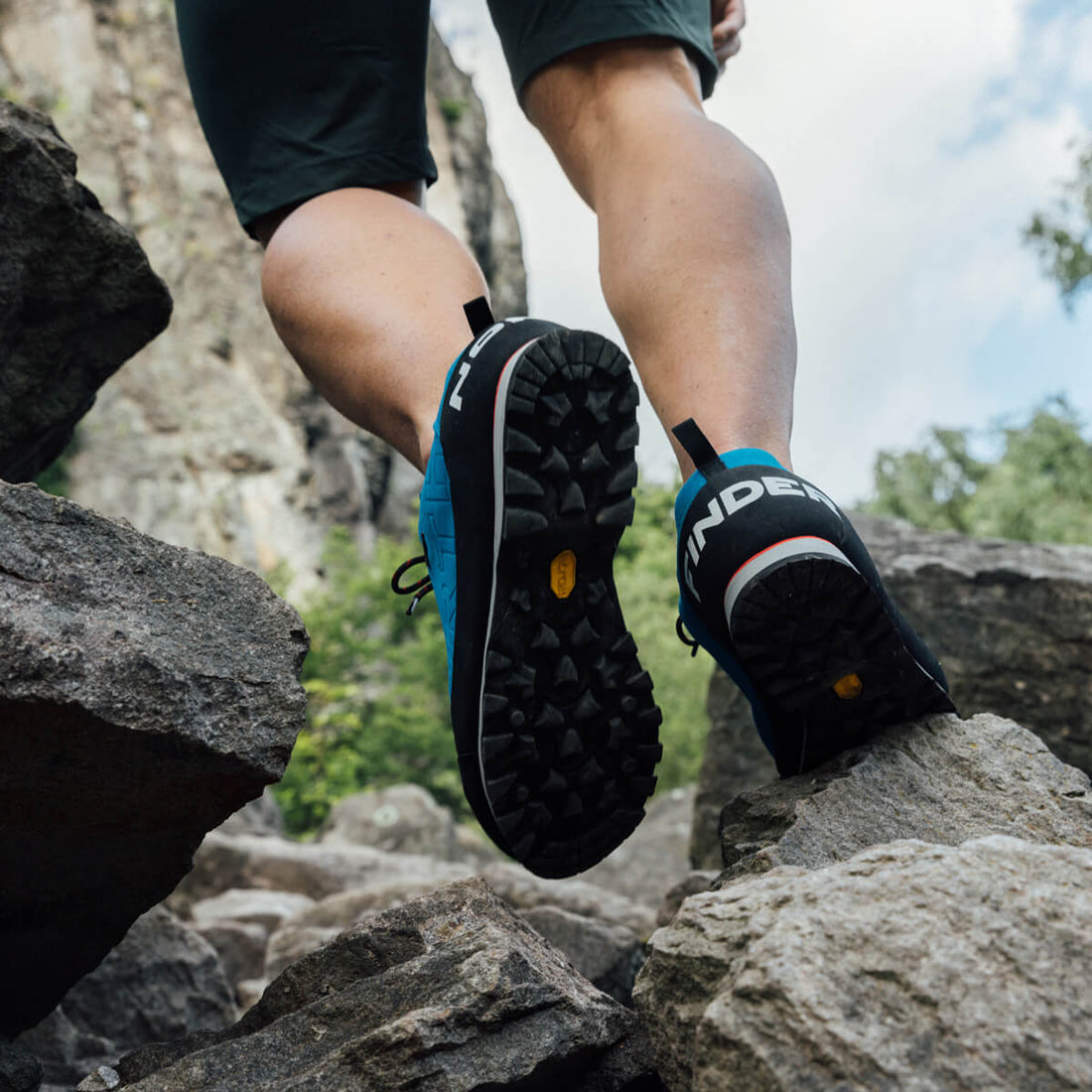 TO-1003OR men's waterproof low cut outdoor shoes with Vibram® outsole KANGTO