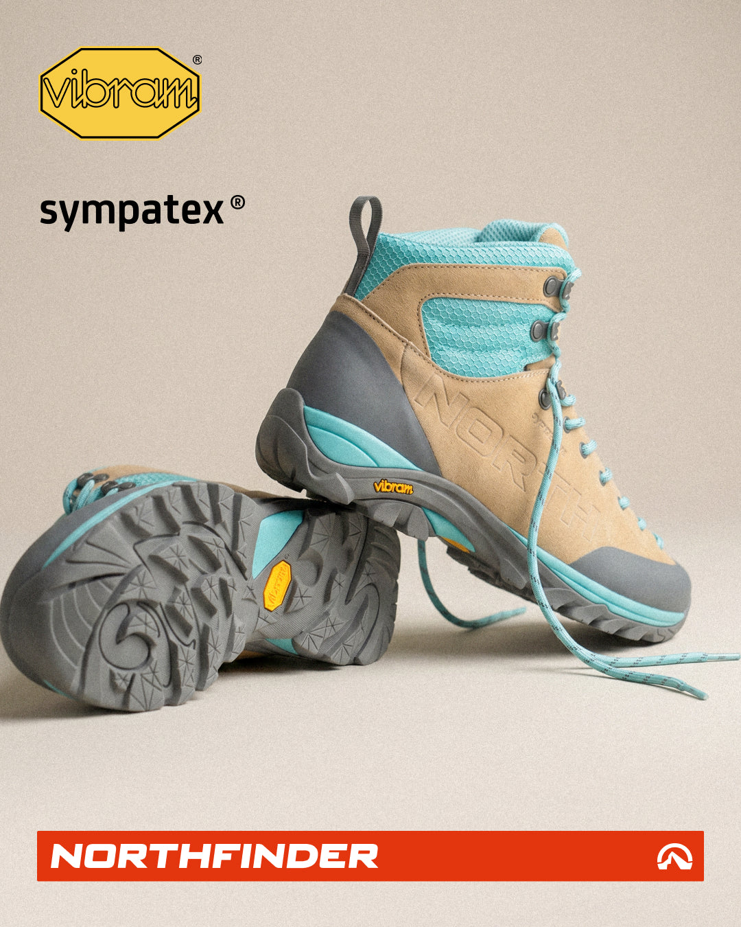 Dámske turistické členkové topánky Vibram® XS Trek Evo PANGMA1