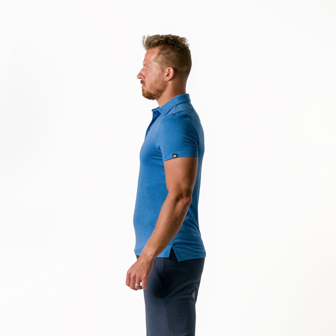 TR-3547SP men's active polo t-shirt recycled DETHOJ