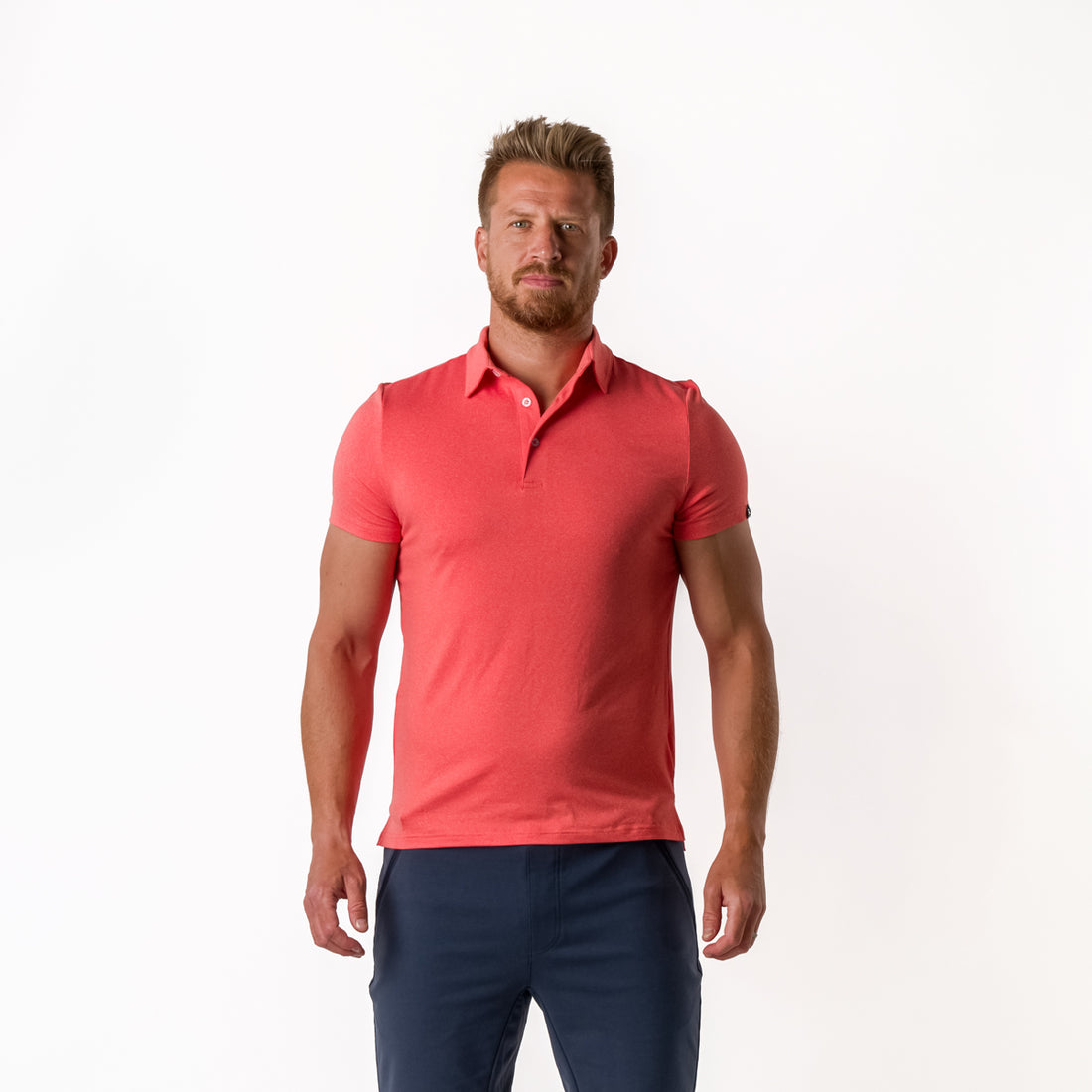 TR-3547SP men's active polo t-shirt recycled DETHOJ