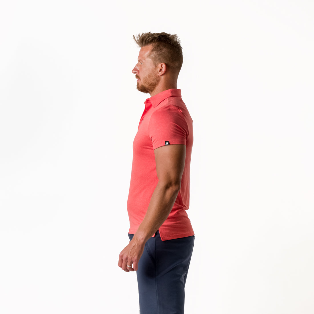 TR-3547SP men's active polo t-shirt recycled DETHOJ