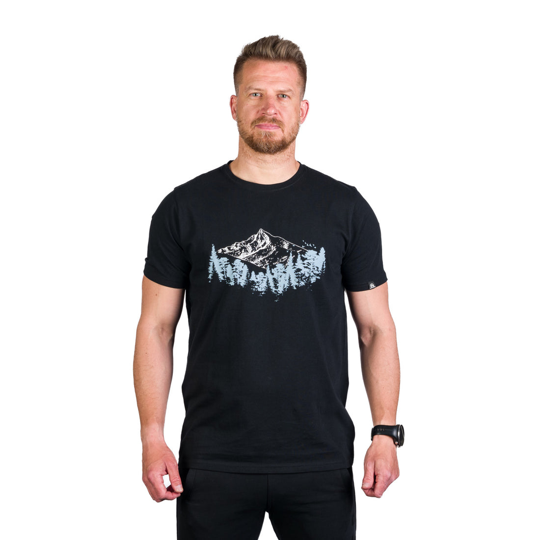 TR-3960OR men's organic cotton t-shirt with print KORY