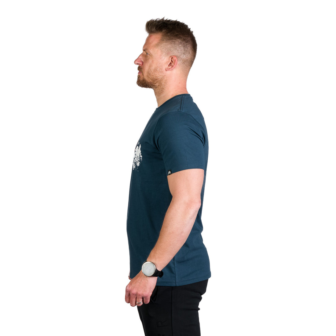 TR-3960OR men's organic cotton t-shirt with print KORY