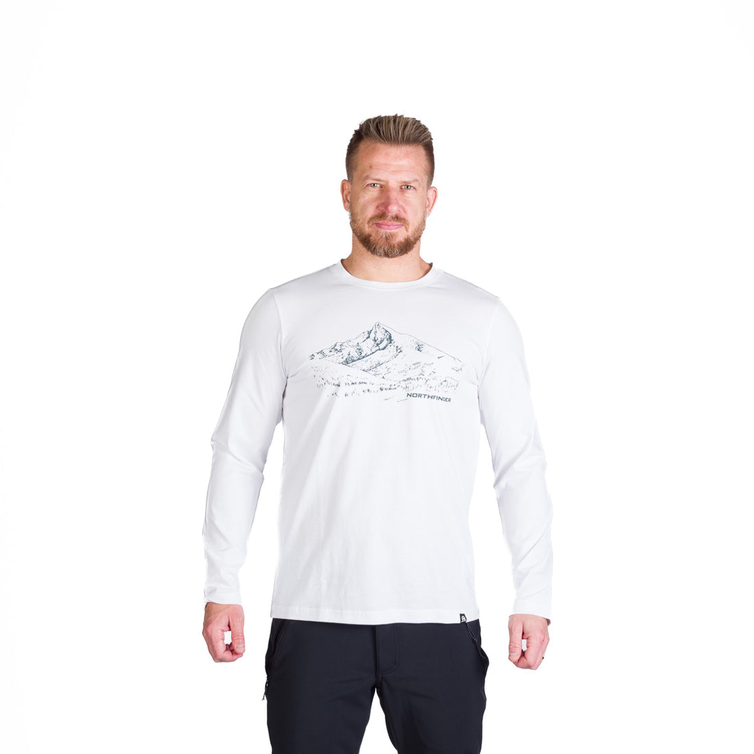 TR-3984SP men's leisure combed cotton t-shirt with print THORNTON