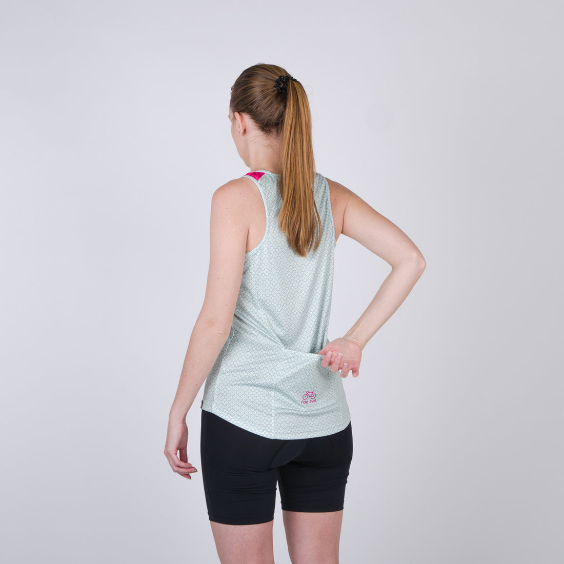 TR-4538MB women's e-bike t-shirt tang with print DESMIRA