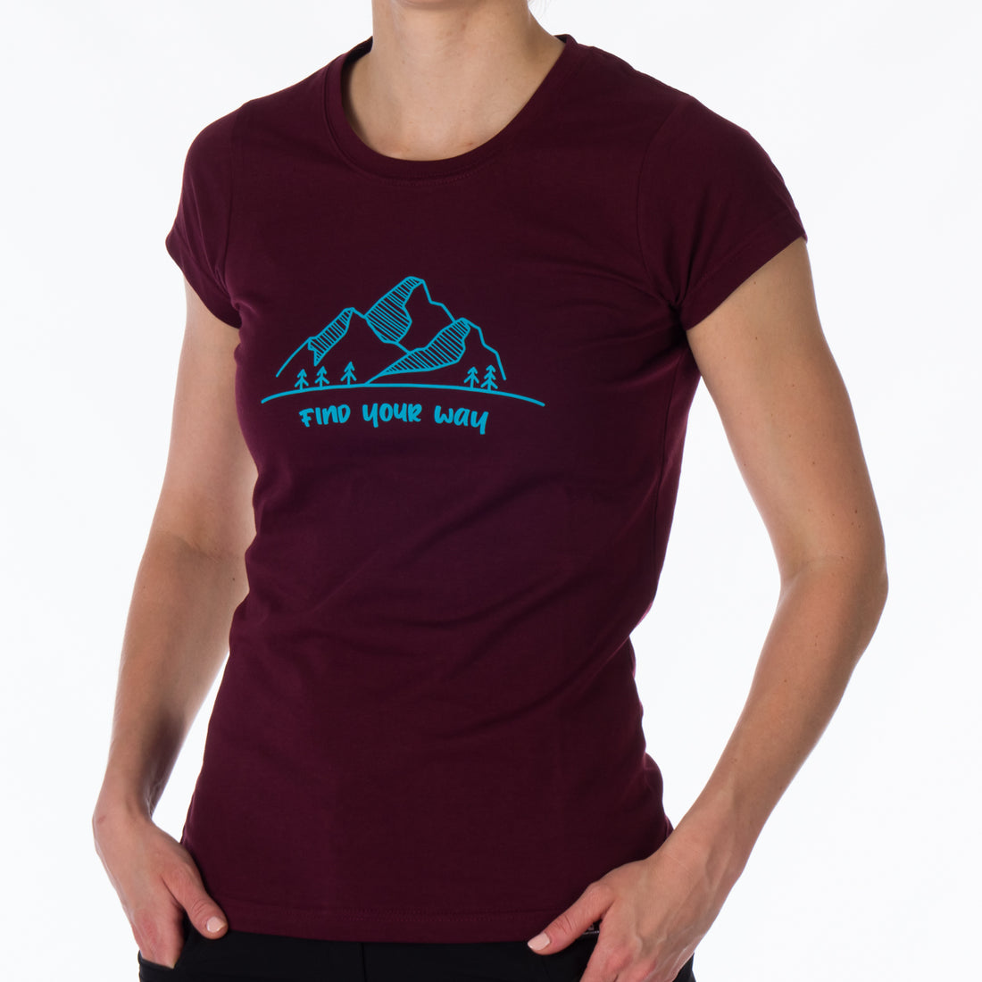 TR-4910OR women's t-shirt cotton style with print MAUD