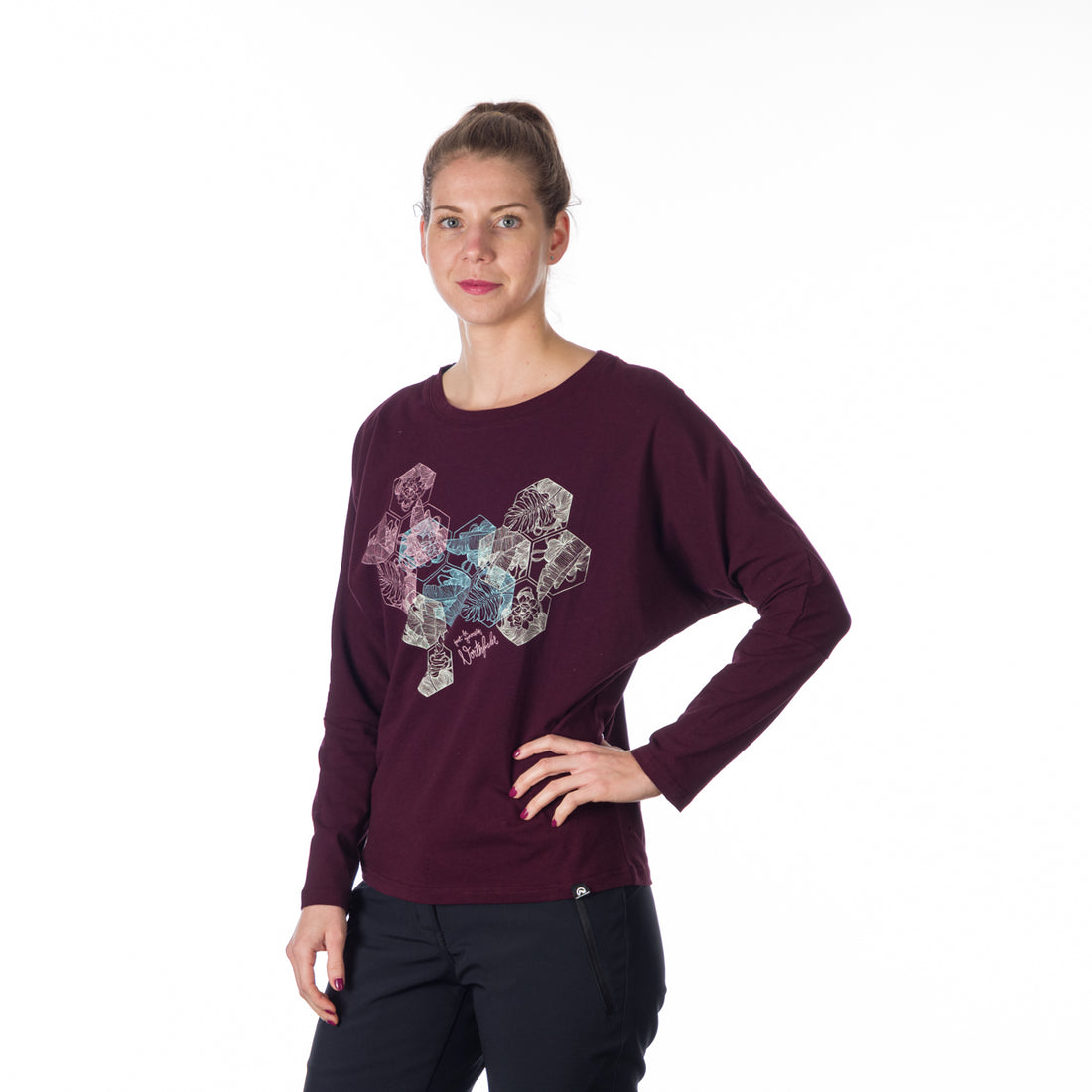 TR-4944SP women's t-shirt loose fit cotton style BEVERLY