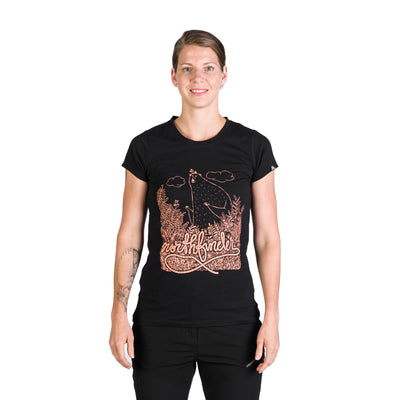 TR-4956OR women's casual t-shirt with print MABLE