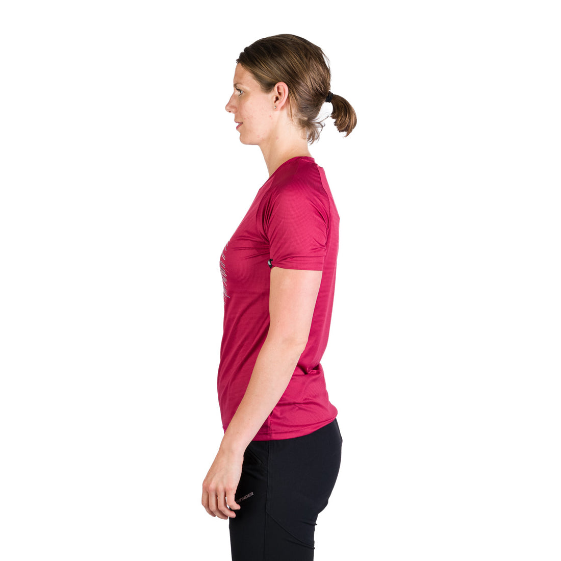 TR-4959OR women's technical t-shirt with print LYNDA