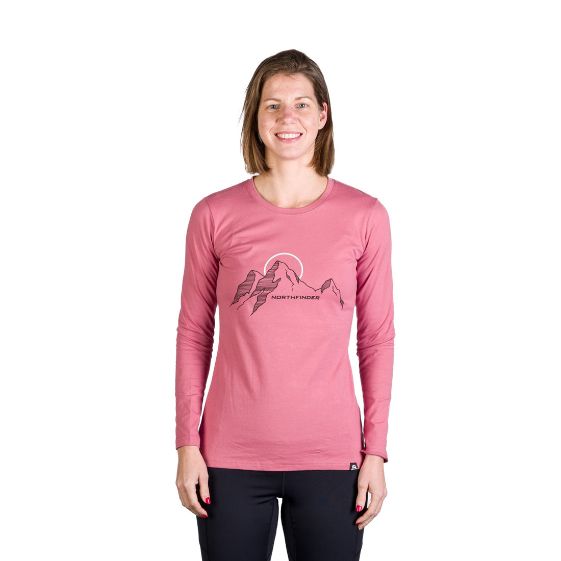TR-4981OR women's outdoor combed cotton t-shirt with print SHARI