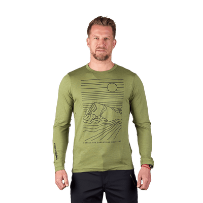 TR-5034OR men's merino T-shirt long sleeve ERNO