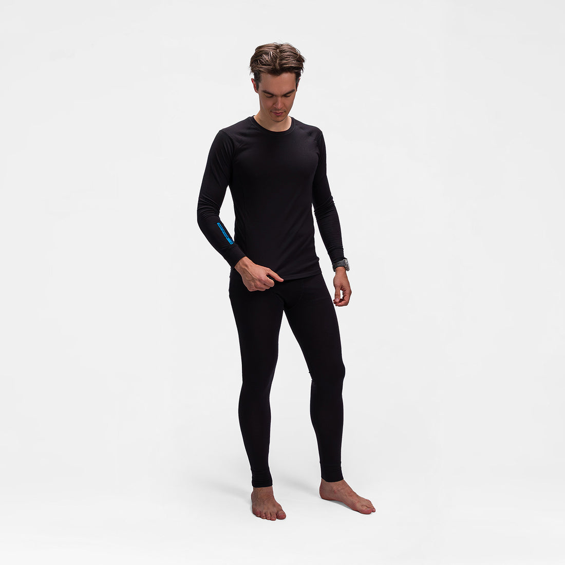 TR-5035SNW men's base layer merino t-shirt ED
