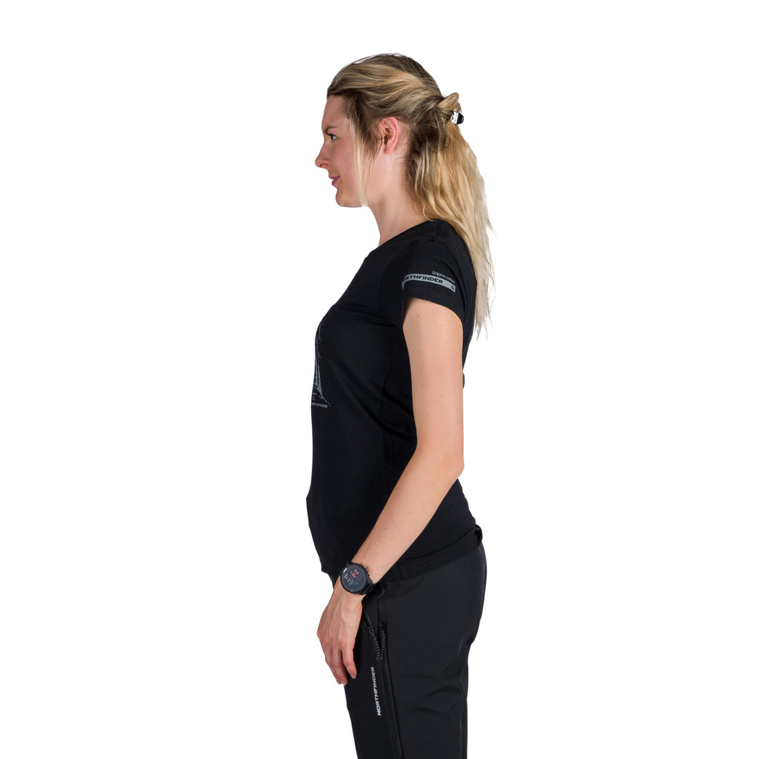 TR-6001OR women's outdoor organic cotton T-shirt SABRINA