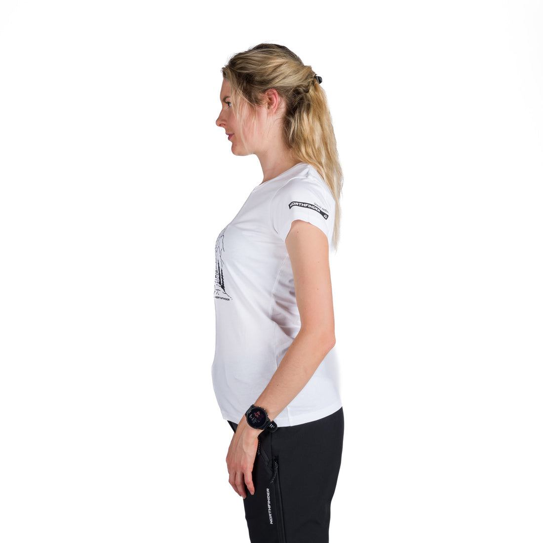 TR-6001OR women's outdoor organic cotton T-shirt SABRINA