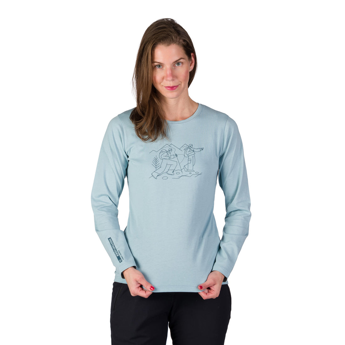 TR-6071OR women's organic cotton T-shirt NERE