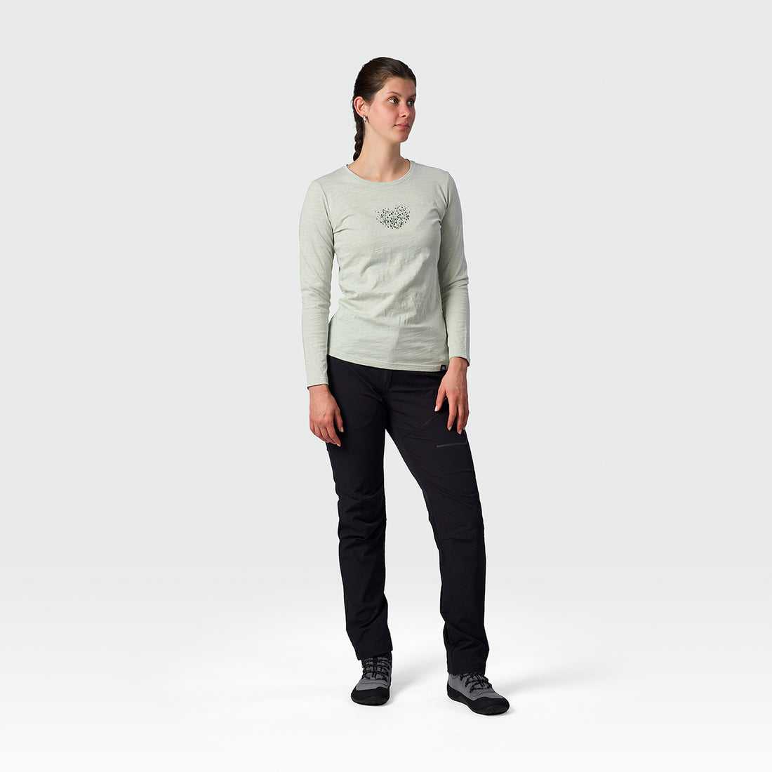 TR-6074OR women's organic slub cotton t-shirt NUUTTI