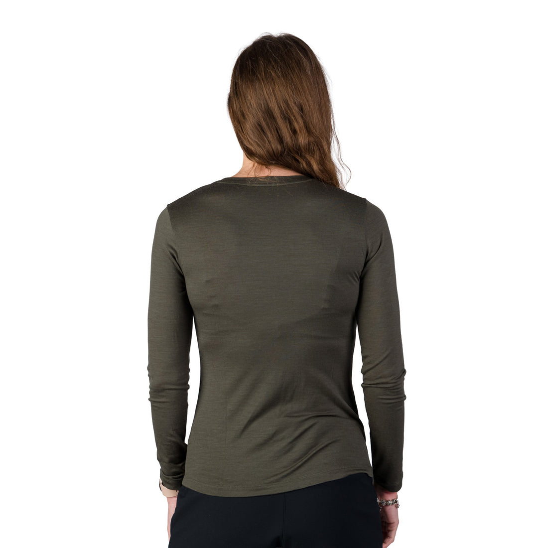 TR-6076OR women's merino blend T-shirt long sleeve RAYMUNE
