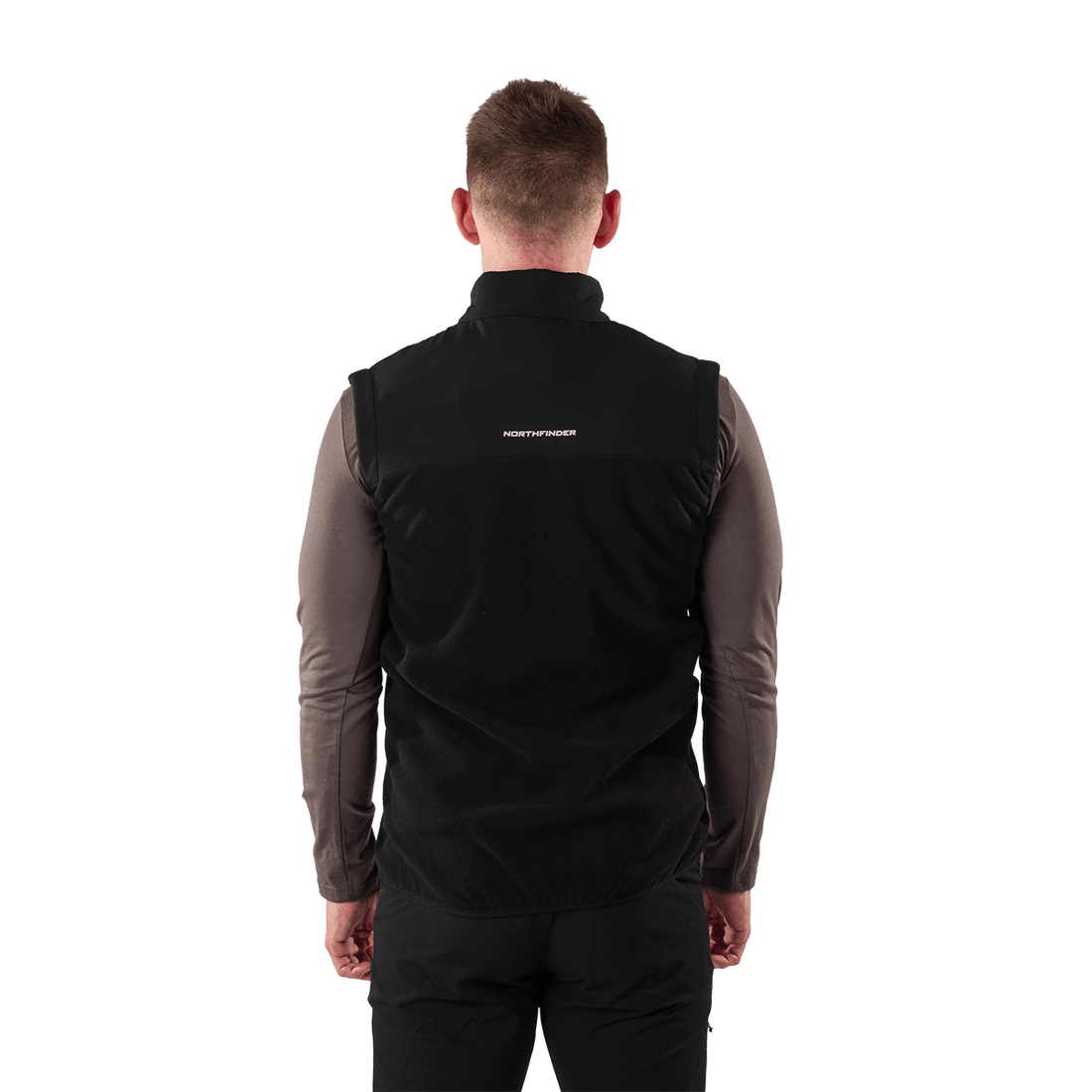 VE-3450OR men's fleece vest LUCIUS