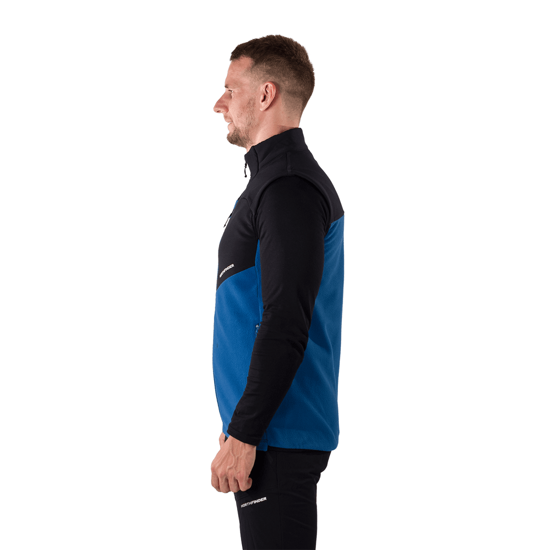 VE-3450OR men's fleece vest LUCIUS