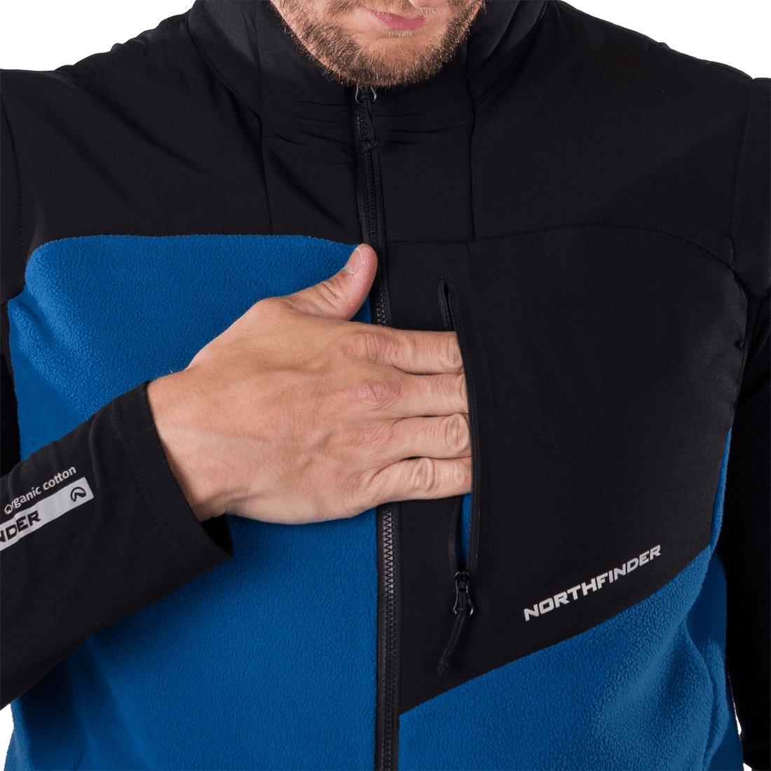 VE-3450OR men's fleece vest LUCIUS