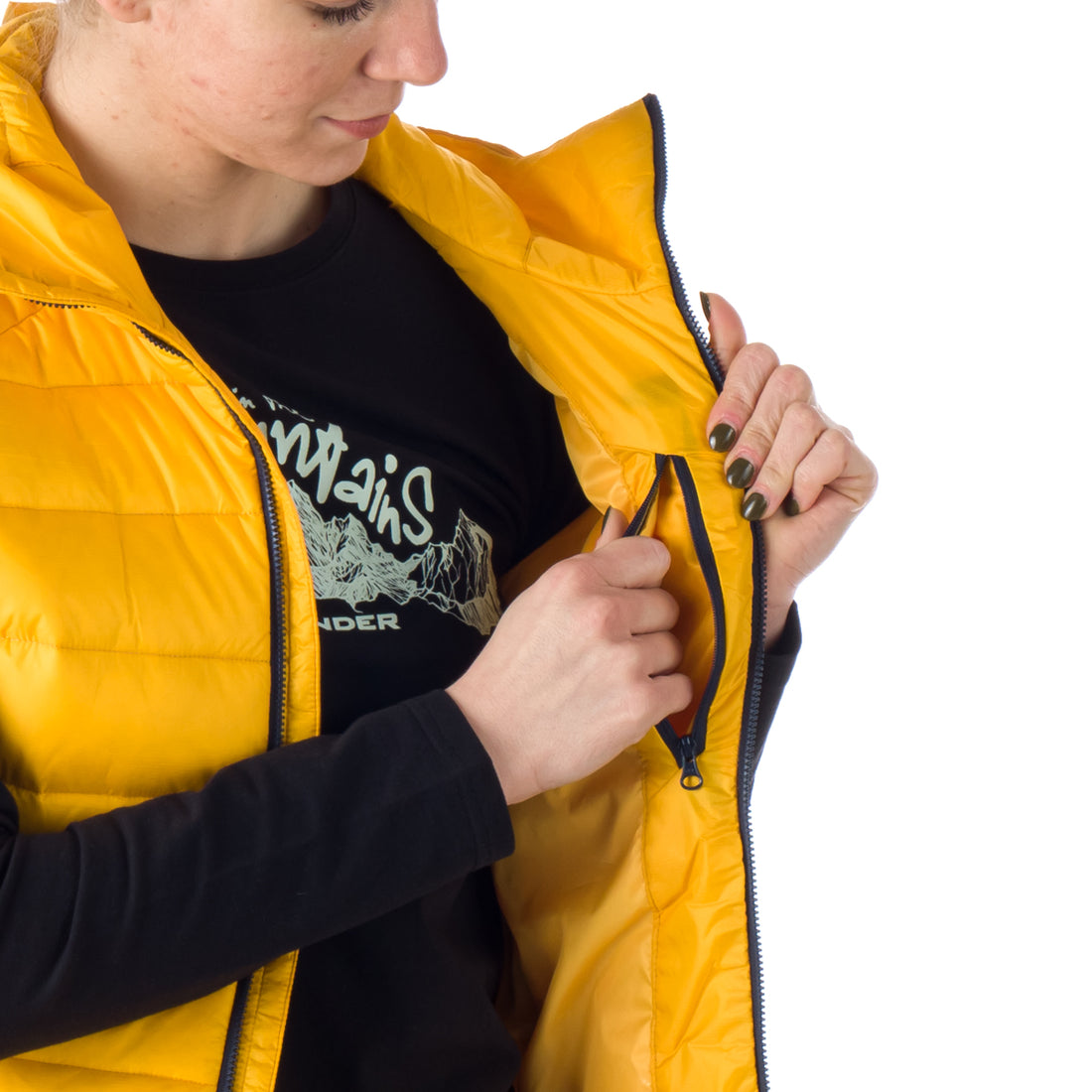 VE-4425OR women's outdoor like down vest insulated BETTIE