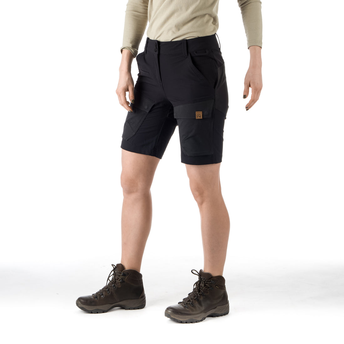 Women's hybrid stretch shorts adventure cargo KYLIE