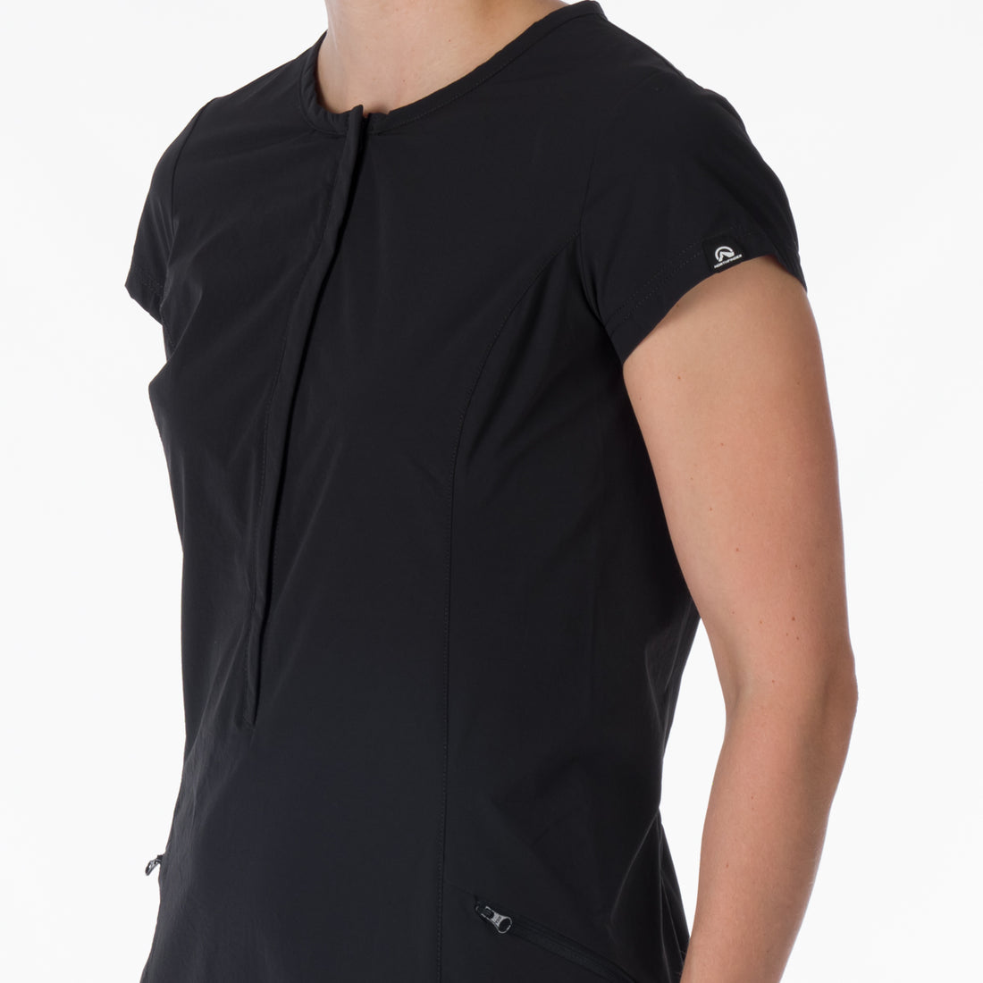 Women's light stretch dress SA-4470OR - KAYDENCE