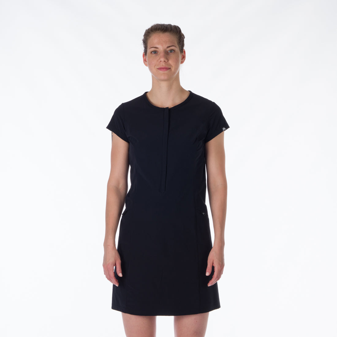 Women's light stretch dress SA-4470OR - KAYDENCE