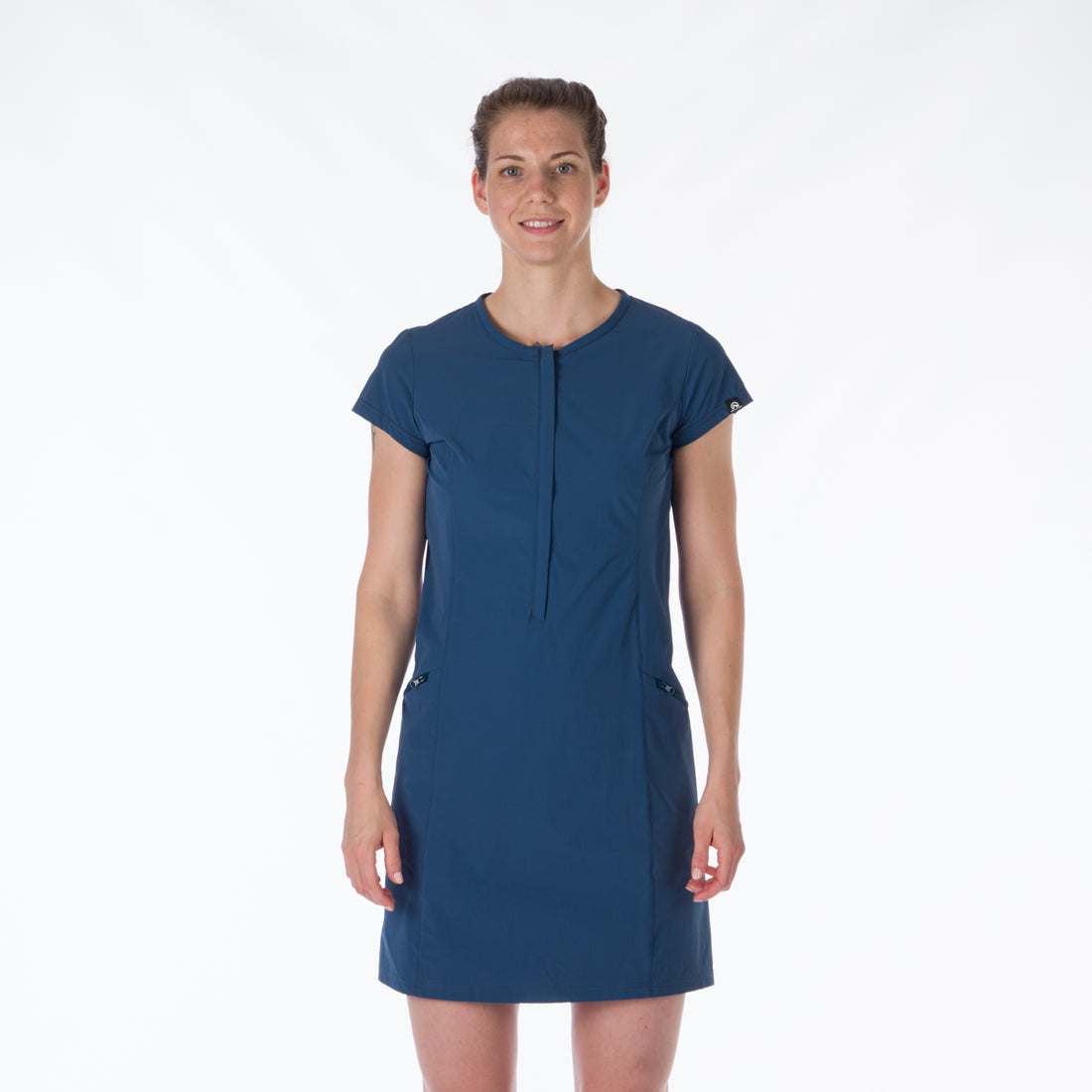 Women's light stretch dress SA-4470OR - KAYDENCE