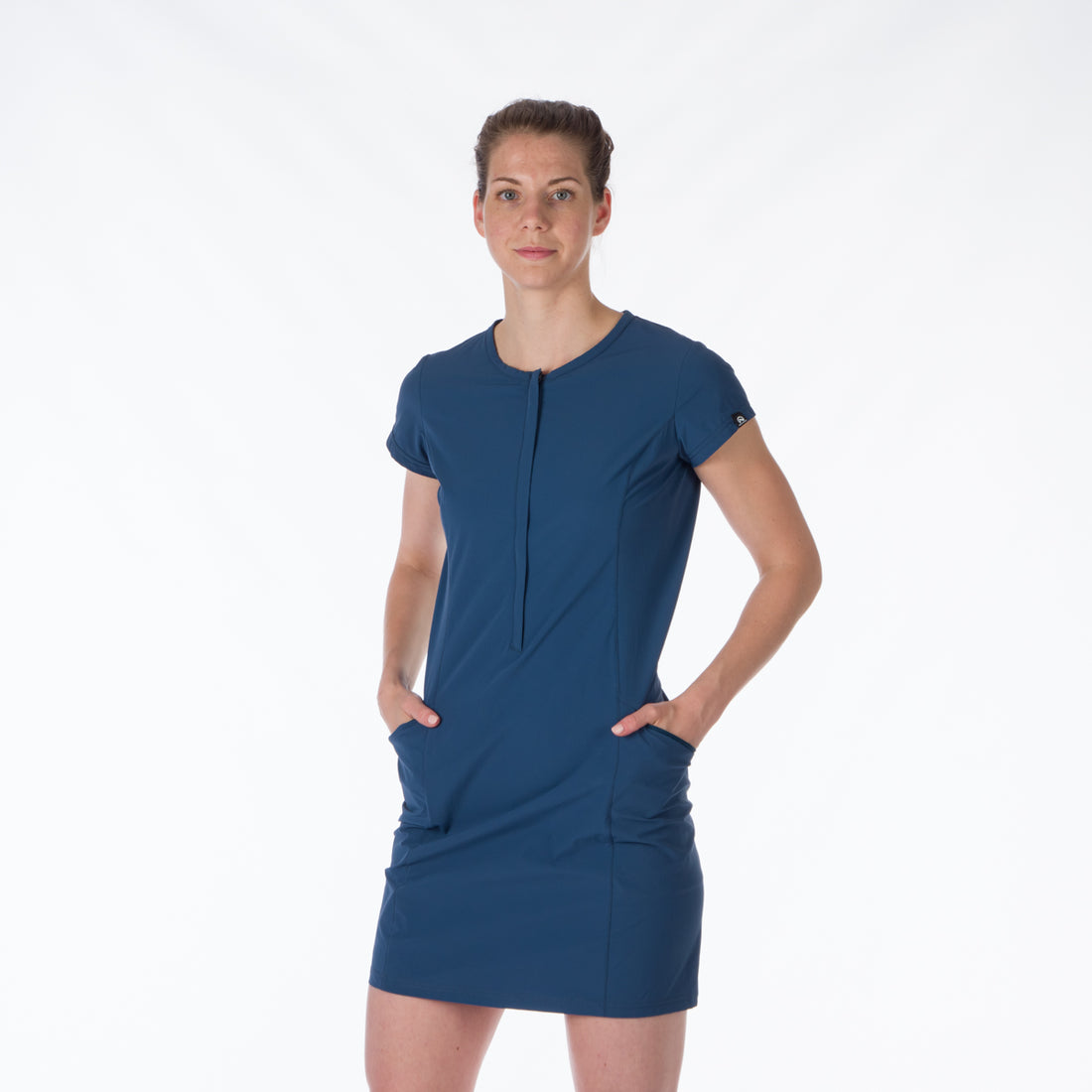Women's light stretch dress SA-4470OR - KAYDENCE