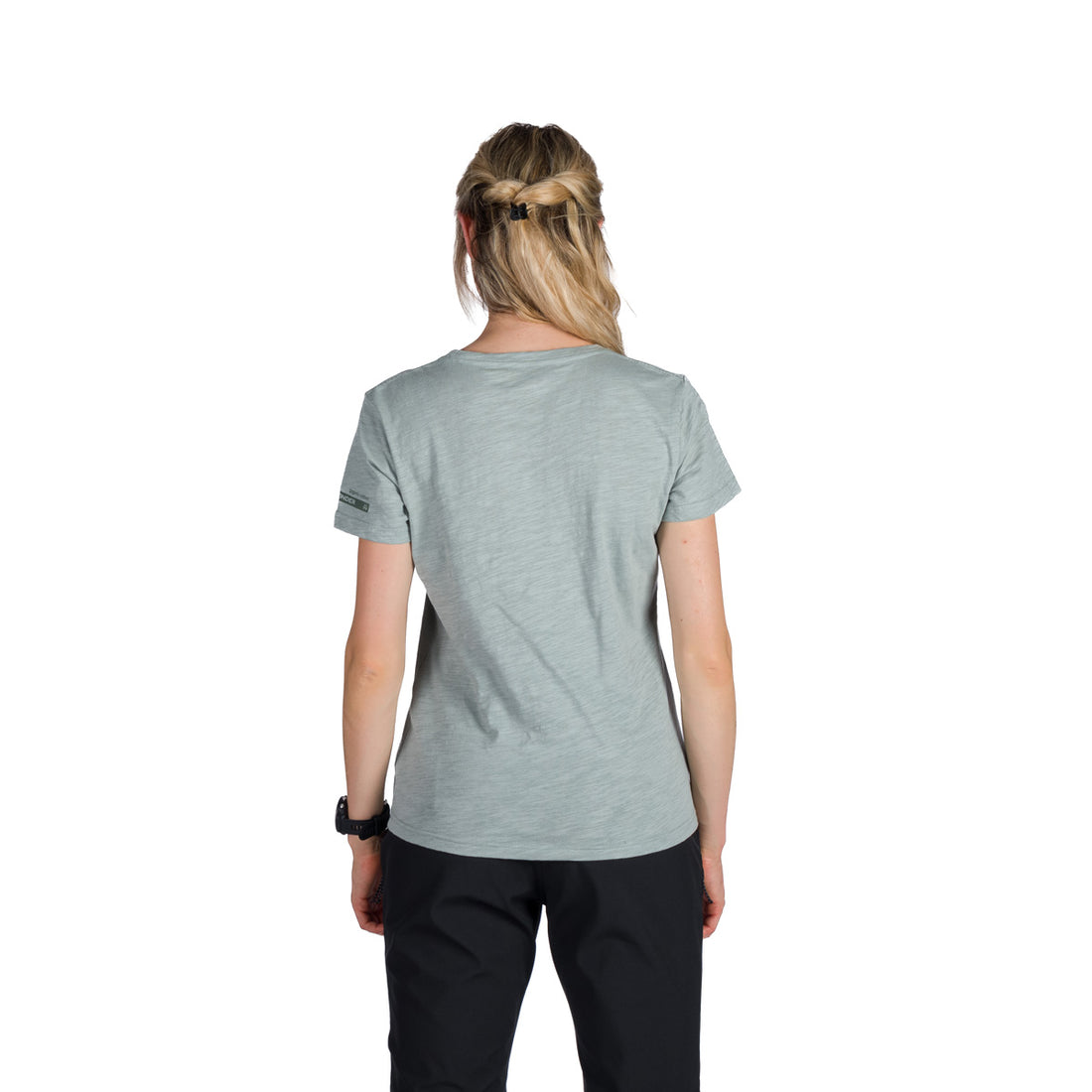  Women's outdoor T-shirt made of organic slub cotton CANDICE