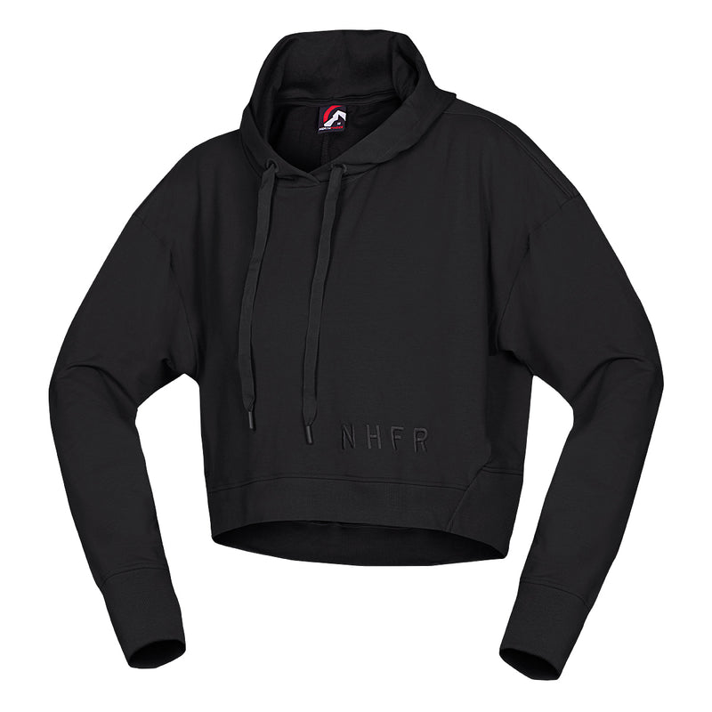 Women's shortened urban oversize sweatshirt with hood PATTI