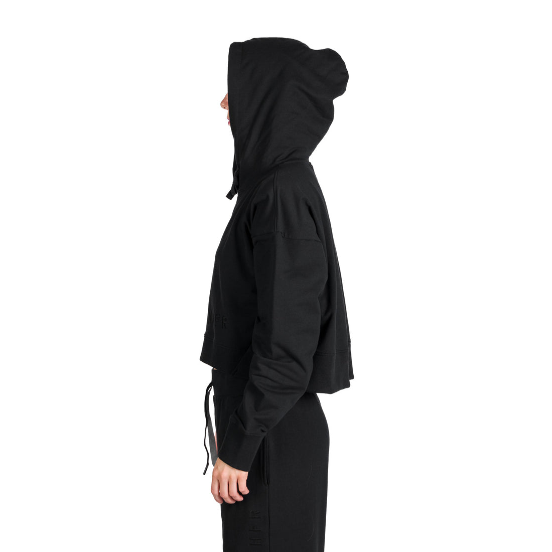 Women's shortened urban oversize sweatshirt with hood PATTI