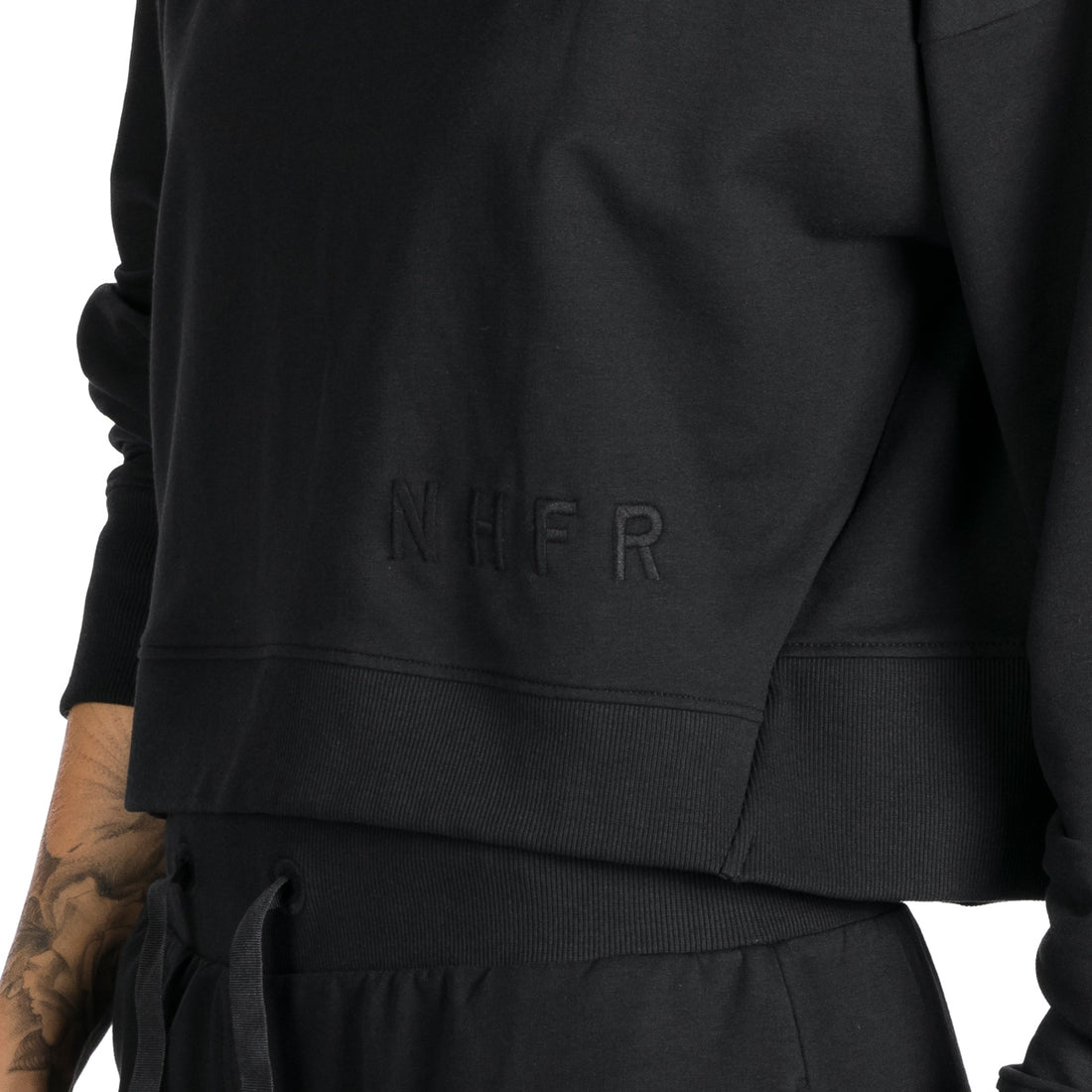 Women's shortened urban oversize sweatshirt with hood PATTI