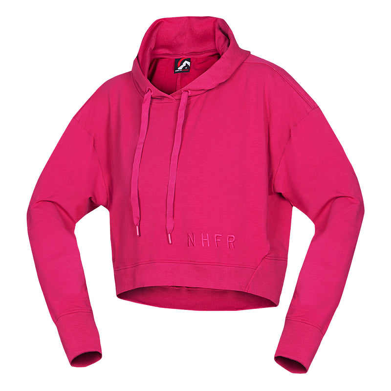 Women's shortened urban oversize sweatshirt with hood PATTI