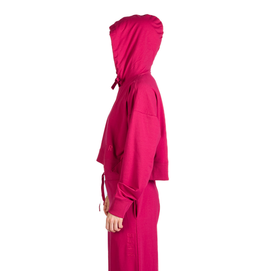 Women's shortened urban oversize sweatshirt with hood PATTI